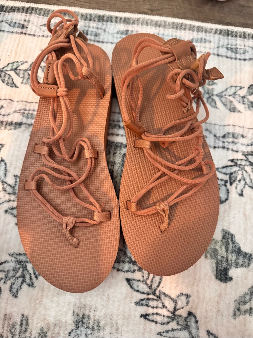 Teva Women's Lace-Up Sandals in Rust